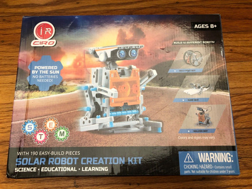 Kit creazione robot solare - kit,